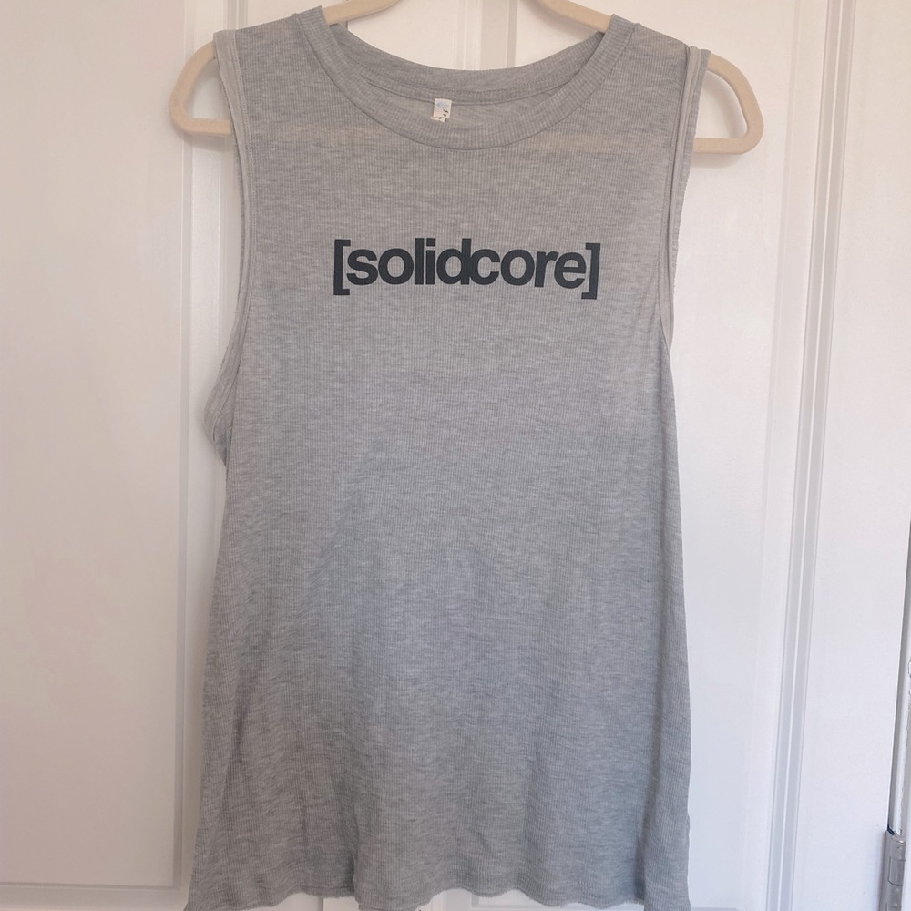 [solidcore] Free People Muscle Tank Gray Size Large